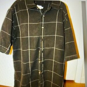 Men Size Medium - Blsck Short Slleve Casusl Shirt by CalvinKlein